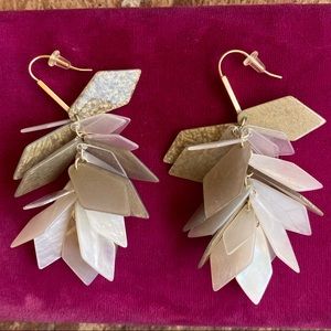 Kendra Scott Multi Gold Dangle Earrings